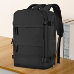 Travel Backpack For Women Men,Carry On Backpack,Hiking Backpack Waterproof Outdoor Sports Rucksack Casual Daypack Travel Essentials(Black) 25L - Image 2