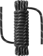 1/2 in x 16 ft Nylon/Polyester Outdoor Rope for , Swing, Boating, Marine, Floating, Fishing, Rafting, Hiking, Hunting, Tree, Rafting Black