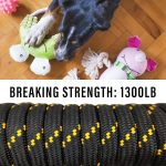 Diamond Braided Polypropylene Rope Nylon Rope Mix Thick Heavy Duty Ropes 1/2 inch 50ft High Strength Perfect for Clothesrope Camping Hiking and Other Outdoor Activities Black 50ft - Image 2