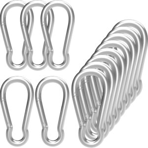 Heavy Duty Carabiner Clips,Spring Snap Hook Quick Link for Camping Hiking,Steel Carabiner Clip Buckle for Hammock Swing Fitness