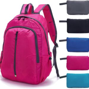 25L Lightweight Packable Hiking Backpack Waterproof Hiking Daypack for Women Men Gym Backpack Travel Camping Vacation,Rose